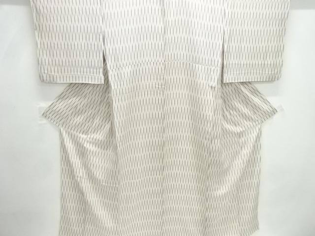 JAPANESE KIMONO / HITOE KOMON / ARROW FEATHER KASURI PATTERN